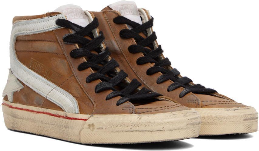 Golden Goose Brown Slide Sneakers - Picture 2