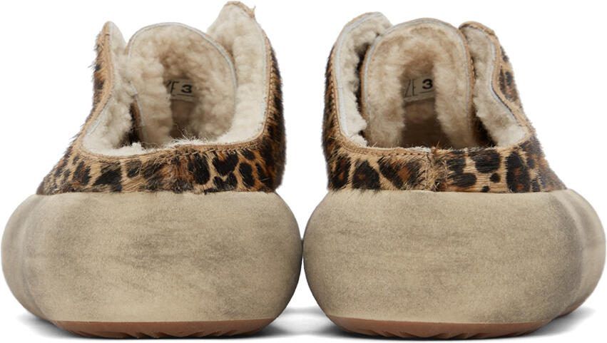 Golden Goose Brown Space-Star Sabot Sneakers - Picture 2