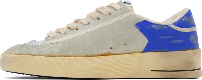 Golden Goose Gray  Blue Stardan Sneakers - Picture 3