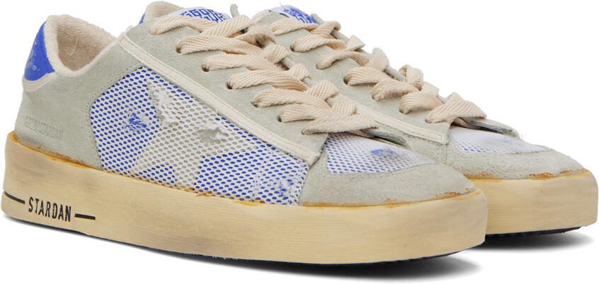 Golden Goose Gray  Blue Stardan Sneakers - Picture 2