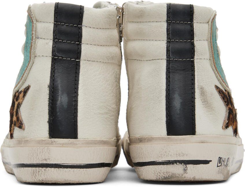 Golden Goose Gray Slide High-Top Sneakers - Picture 5