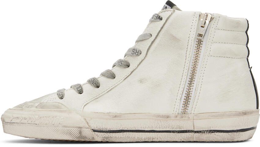 Golden Goose Gray Slide High-Top Sneakers - Picture 2