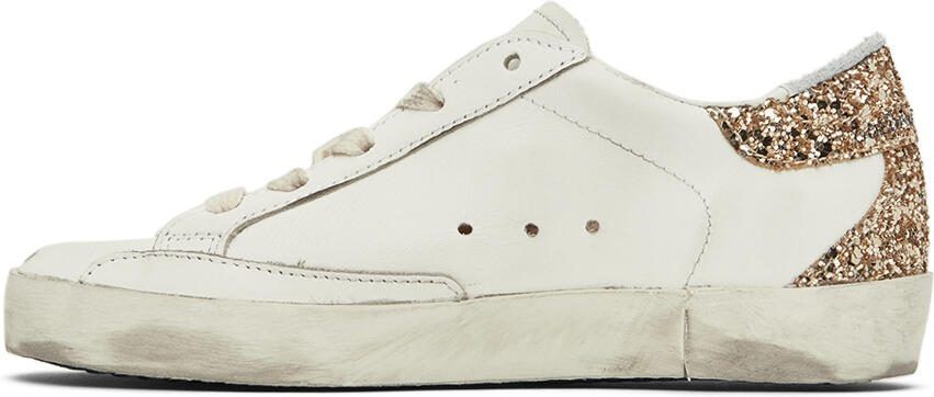Golden Goose Kids White  Silver Super-Star Classic Sneakers - Picture 3