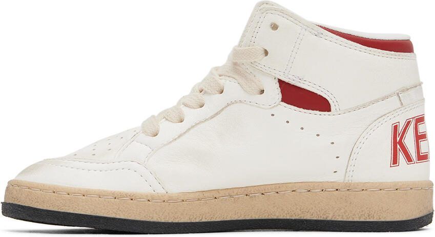 Golden Goose Kids White Sky Star Sneakers - Picture 3