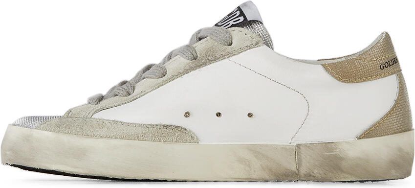 Golden Goose Kids White Super-Star Classic Spur Sneakers - Picture 3
