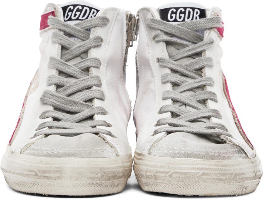 Golden Goose Pink  Silver Slide Sneakers - Picture 2