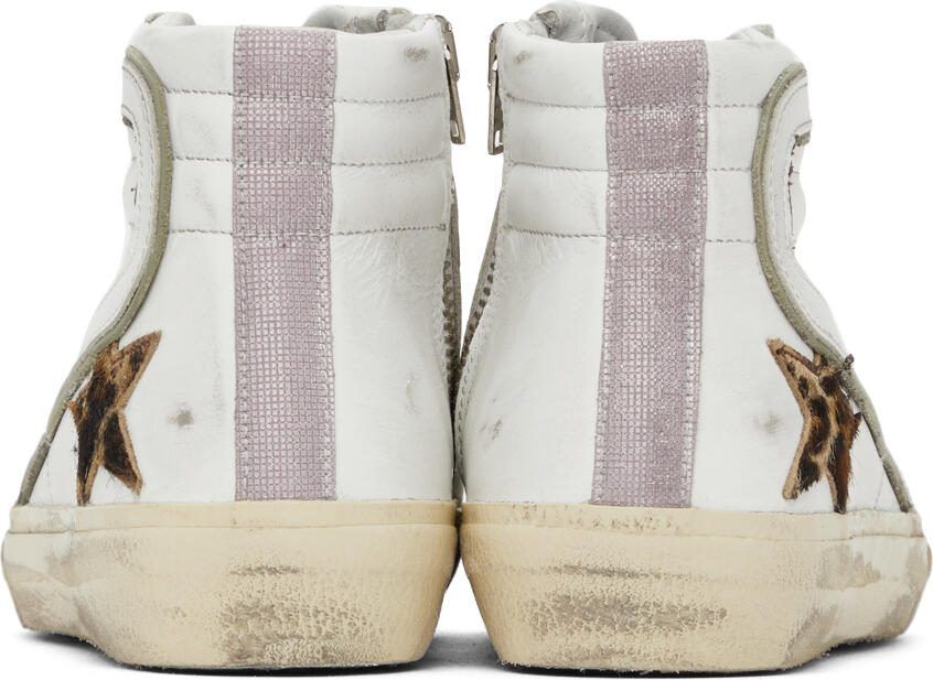 Golden Goose SSENSE Exclusive Leopard Slide Sneakers - Picture 2