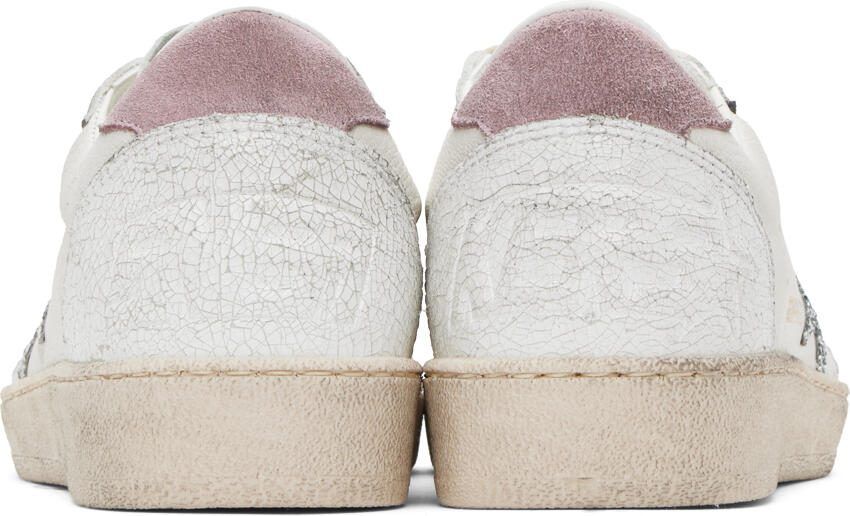 Golden Goose SSENSE Exclusive White  Beige Limited Edition Ballstar Sneakers