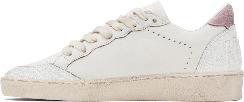 Golden Goose SSENSE Exclusive White  Beige Limited Edition Ballstar Sneakers - Picture 3
