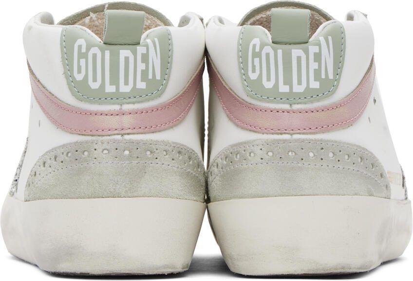 Golden Goose SSENSE Exclusive White  Gray Mid Star Sneakers