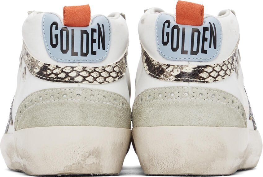 Golden Goose SSENSE Exclusive White  Grey Mid Star Classic Sneakers - Picture 2