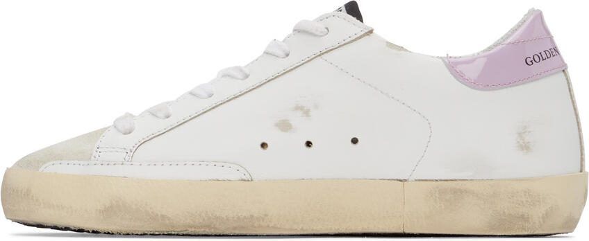 Golden Goose SSENSE Exclusive White  Pink Super-Star Classic Sneakers - Picture 4