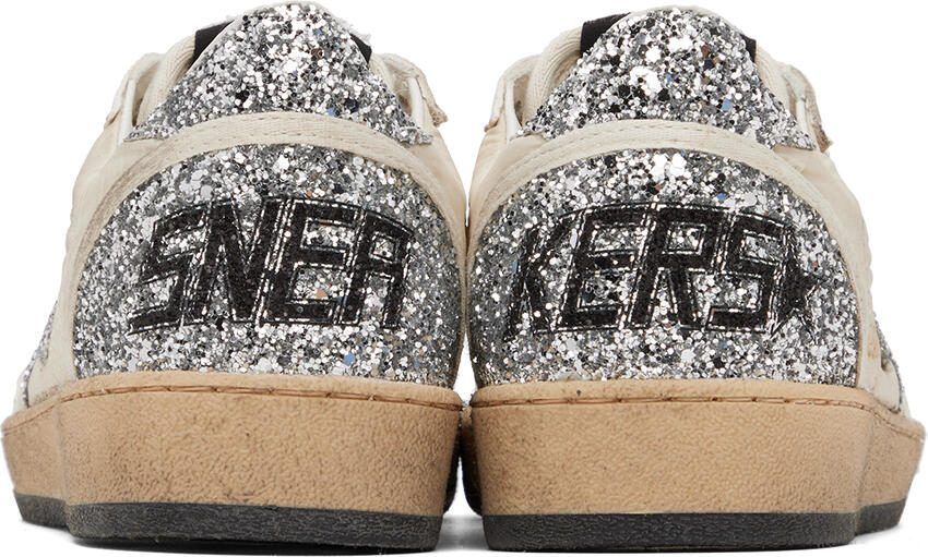 Golden Goose White  Beige Ball Star Sneakers