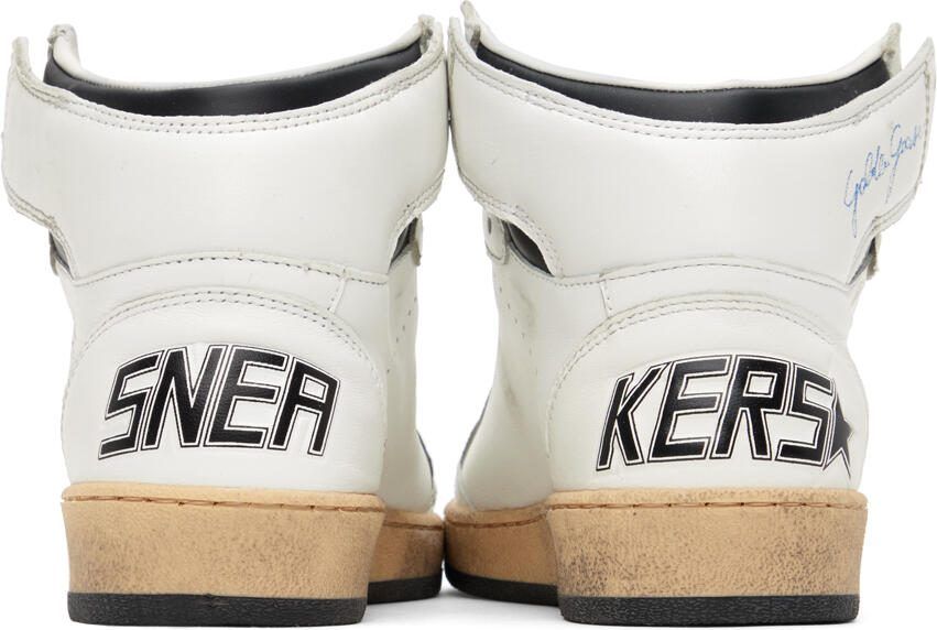 Golden Goose White  Black Sky-Star Sneakers
