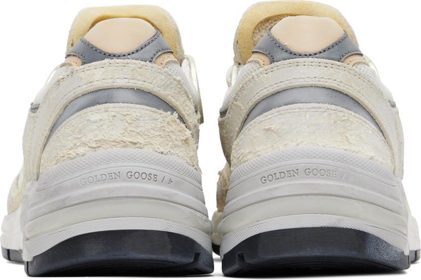 Golden Goose White  Silver Dad-Star Sneakers