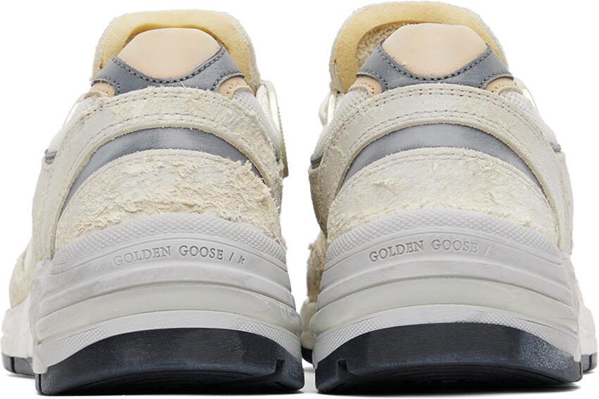 Golden Goose White  Silver Dad-Star Sneakers