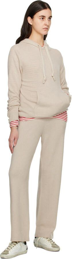Golden Goose White  Taupe Super-Star Sneakers - Picture 4