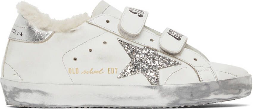 Golden Goose Shearling  Glitter Old School Sneakers - Picture 5