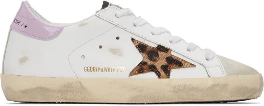 Golden Goose SSENSE Exclusive White  Pink Super-Star Classic Sneakers - Picture 5