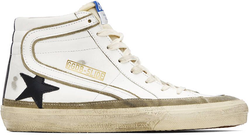 Golden Goose White Slide Sneakers