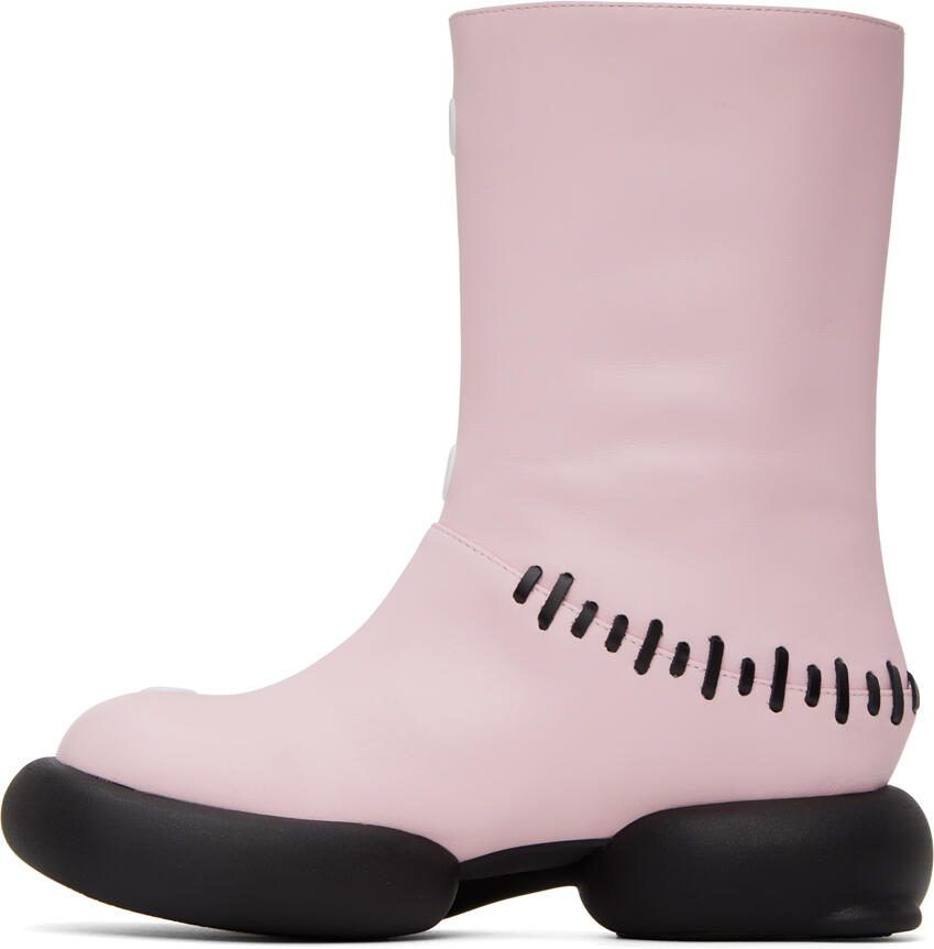 GRAPE Pink Detachable Bow Boots - Picture 2