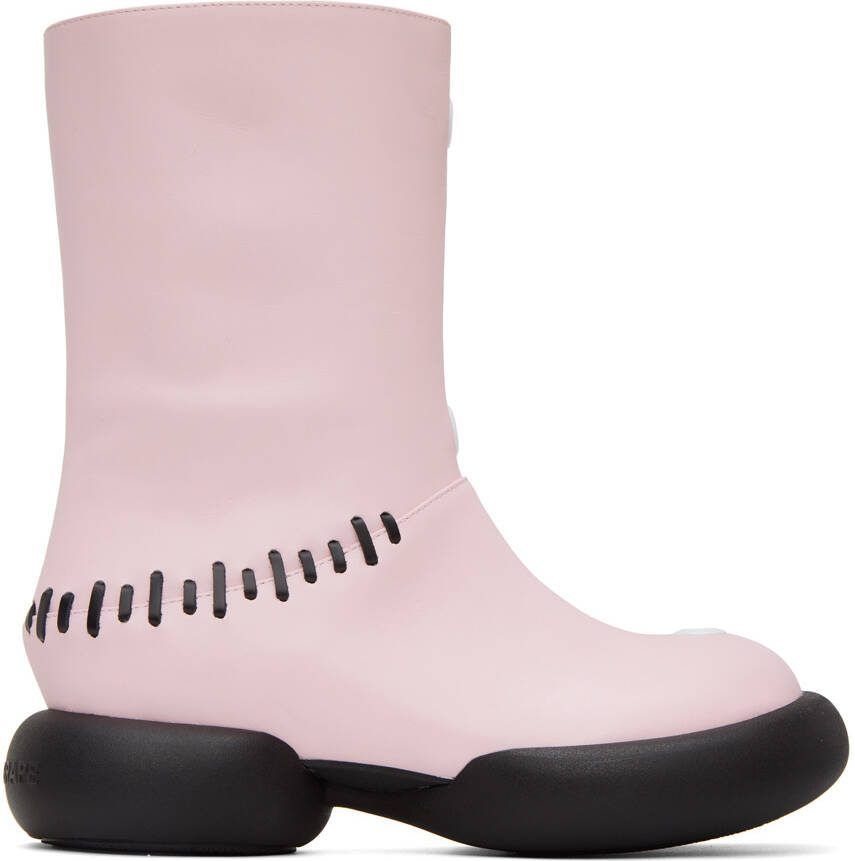 GRAPE Pink Detachable Bow Boots - Picture 4