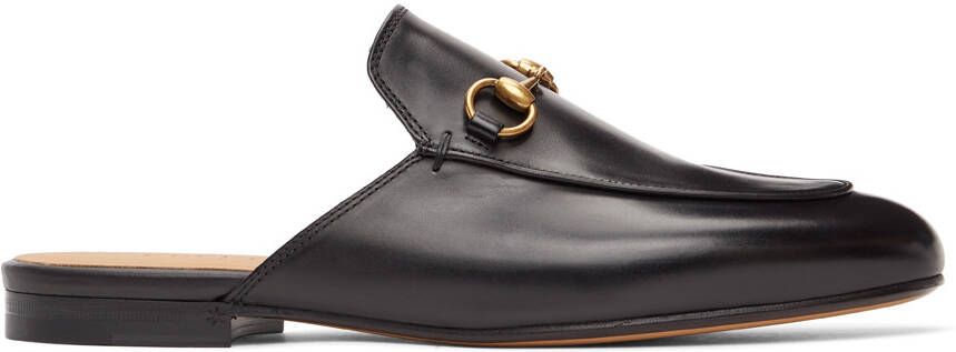 Gucci Black Princetown Slippers - Picture 5