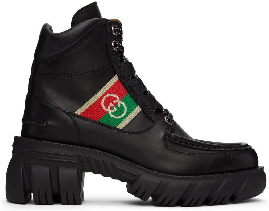 Gucci Black Romance Ankle Boots - Picture 4