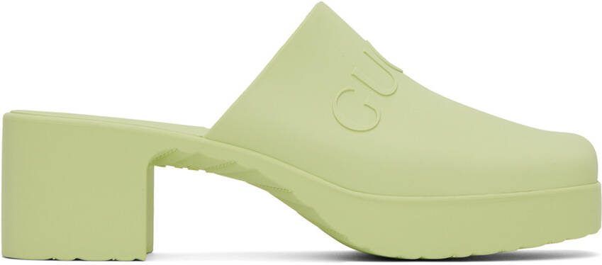 Gucci Green Slip-On Loafers - Picture 5