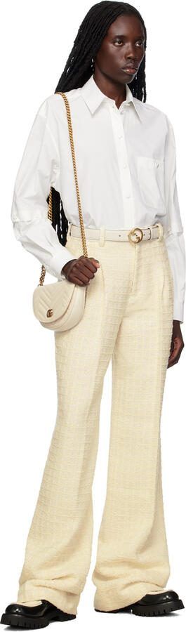 Gucci Black  White Hardware Loafers - Picture 4