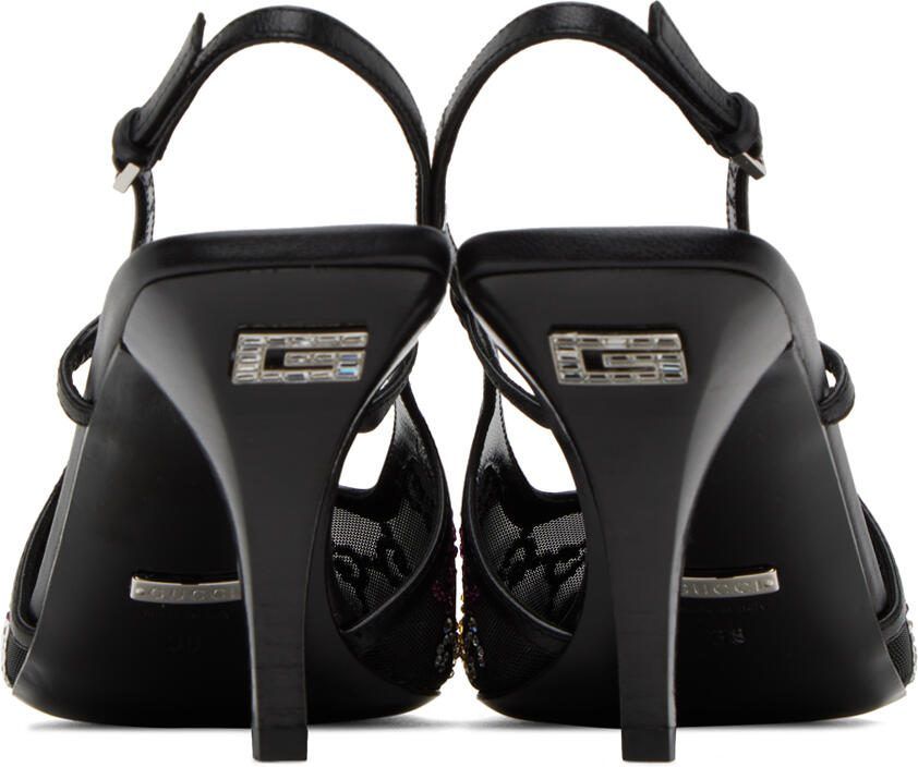 Gucci Black GG Heels