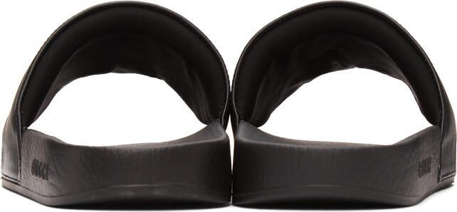 Gucci Black ' Hawaii' Pool Slides - Picture 4