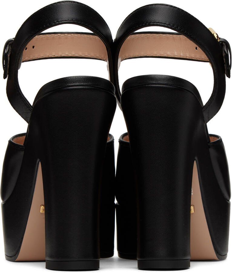 Gucci Black Horsebit Sandals