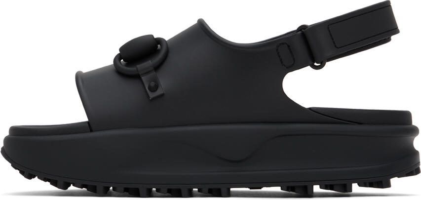 Gucci Black Horsebit Sandals - Picture 3