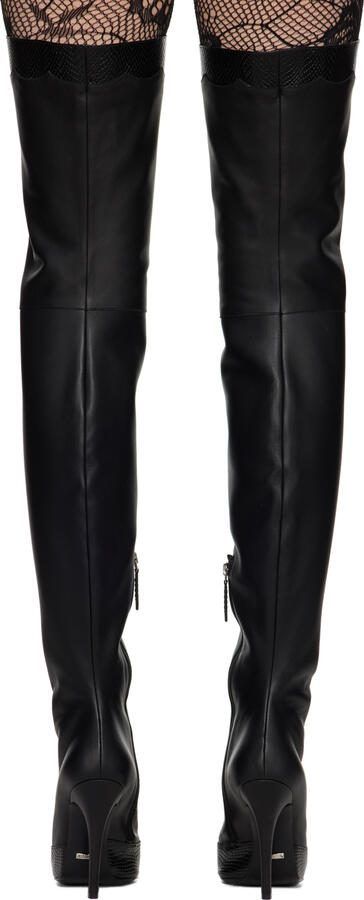 Gucci Black Lace-Up Boots