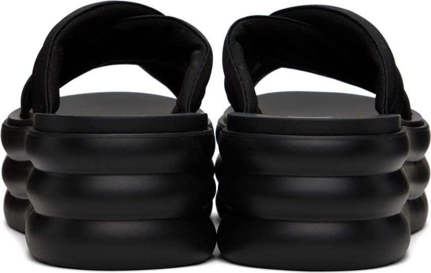 Gucci Black Platform Slides