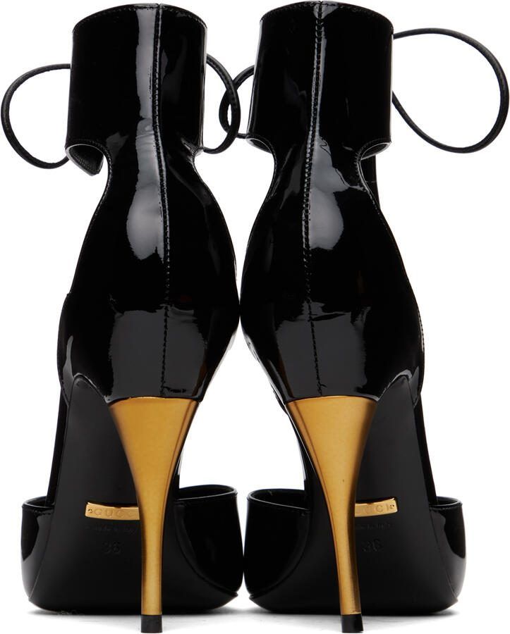 Gucci Black Priscilla Heels - Picture 3