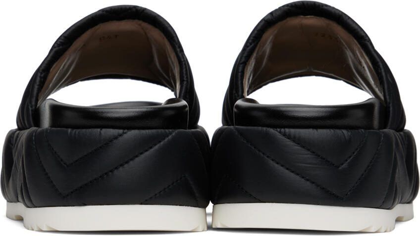 Gucci Black Quilted Angelina Sandals
