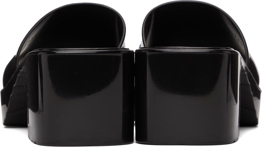 Gucci Black Rubber Slide Sandals - Picture 2