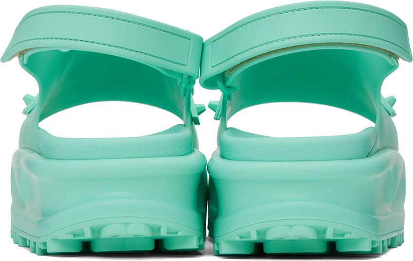 Gucci Blue Horsebit Platform Sandals