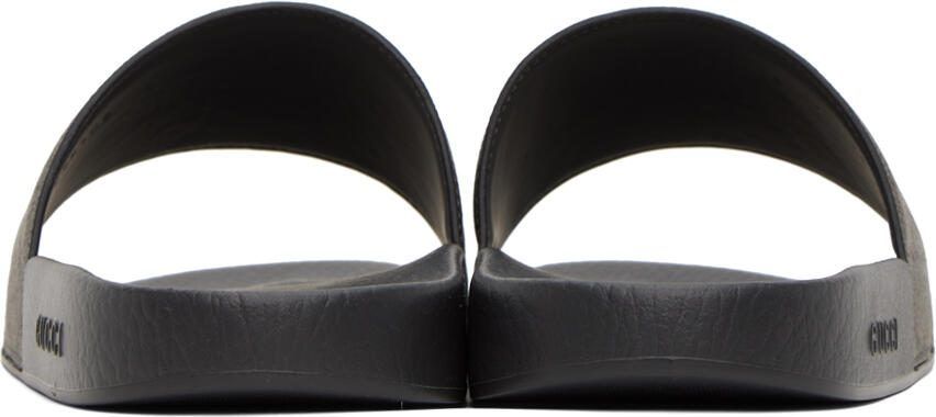 Gucci Gray GG Slides