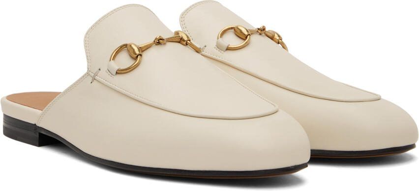 Gucci Off-White Princetown Loafers - Picture 2