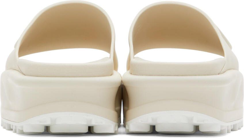 Gucci Off-White Rubber Sandals