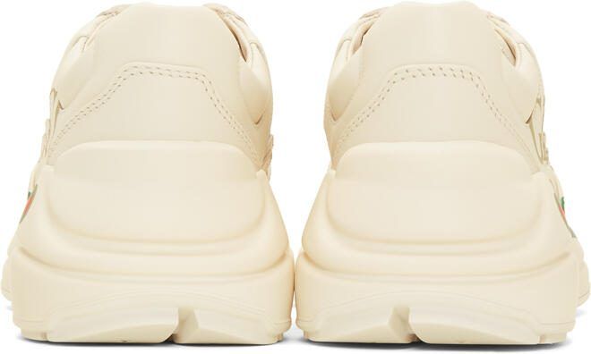 Gucci Off-White Vintage Logo Rhyton Sneakers - Picture 4