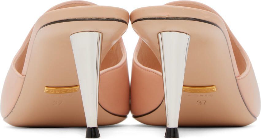 Gucci Pink Blondie Heeled Sandals