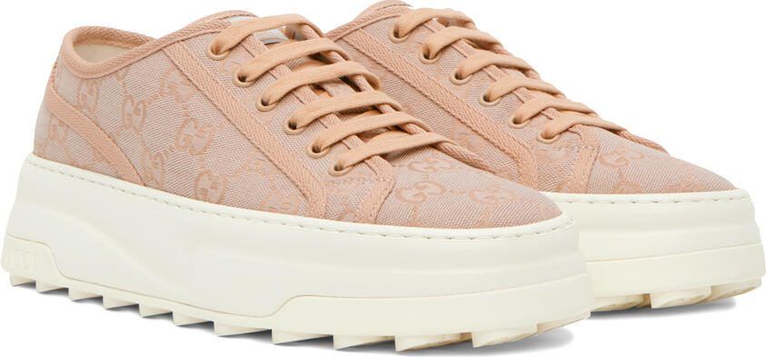 Gucci Pink GG Sneakers - Picture 2