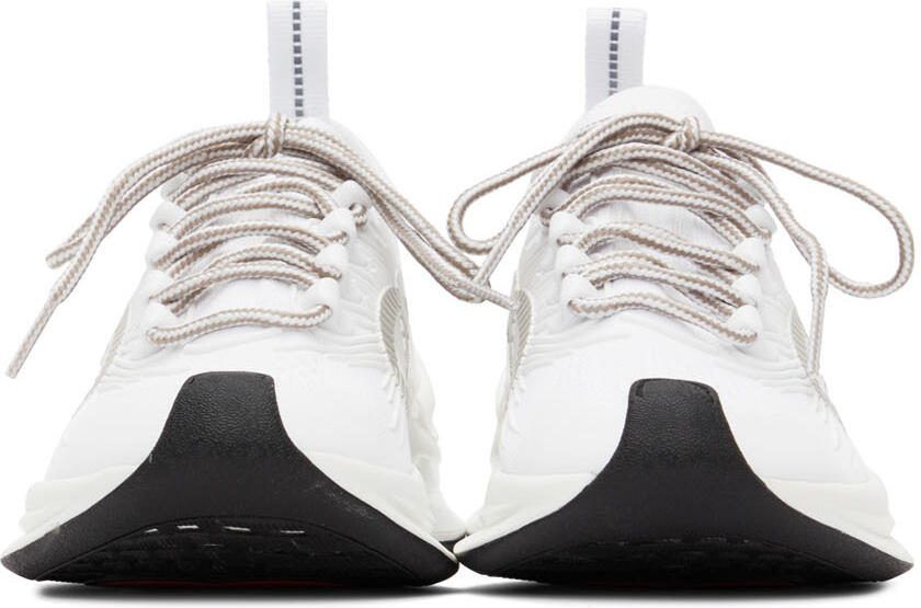 Gucci White Run Low-Top Sneakers - Picture 3