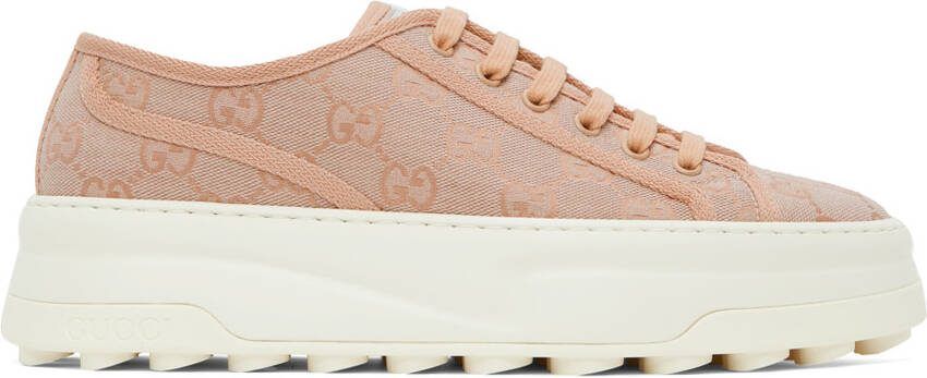 Gucci Pink GG Sneakers - Picture 5