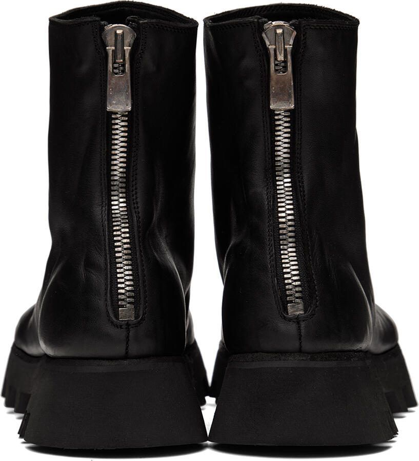 Guidi Black ZO08V Zip Boots