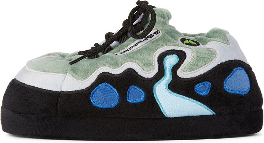 Happy99 SSENSE Exclusive Kids Multicolor Happy Slippers Sneakers - Picture 2